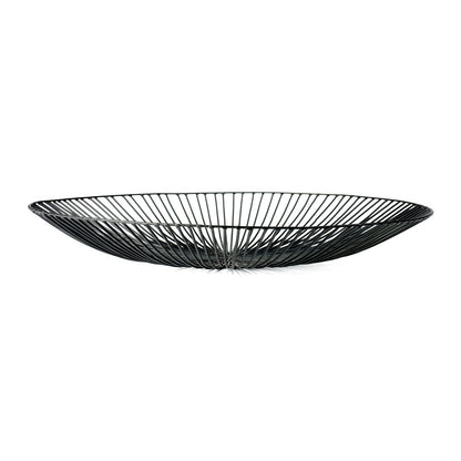 Edo Flat Serving Platter - Black