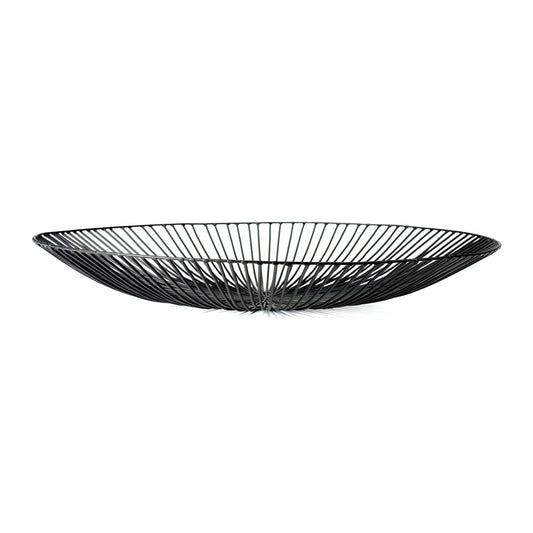 Edo Flat Serving Platter - Black
