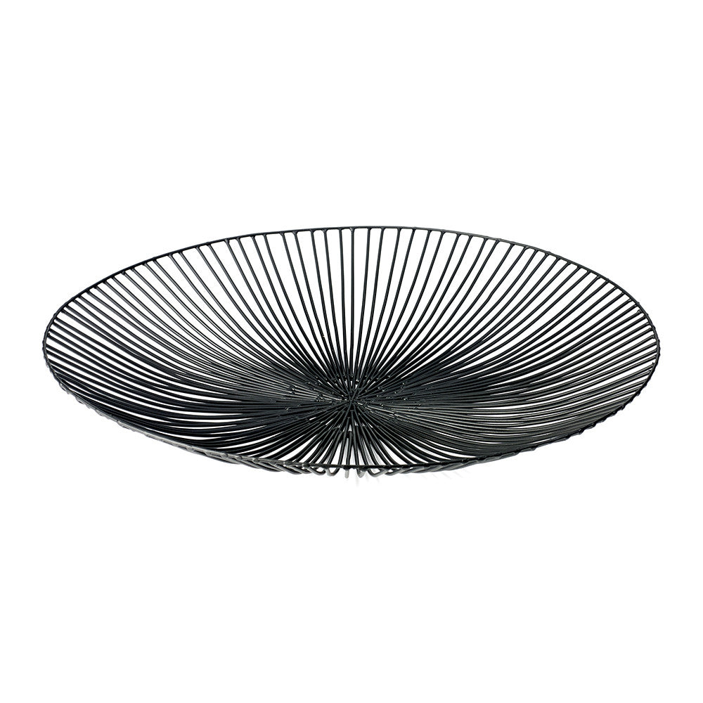 Edo Flat Serving Platter - Black