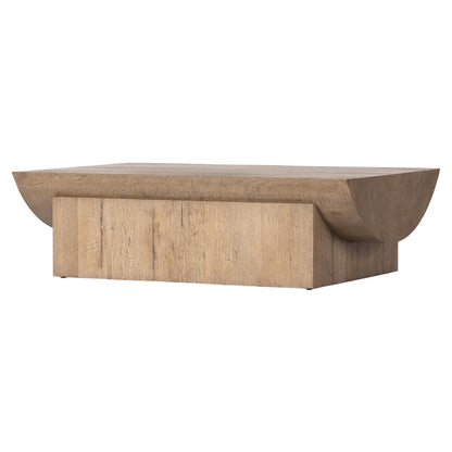 Elbert Coffee Table - Rustic Oak Veneer