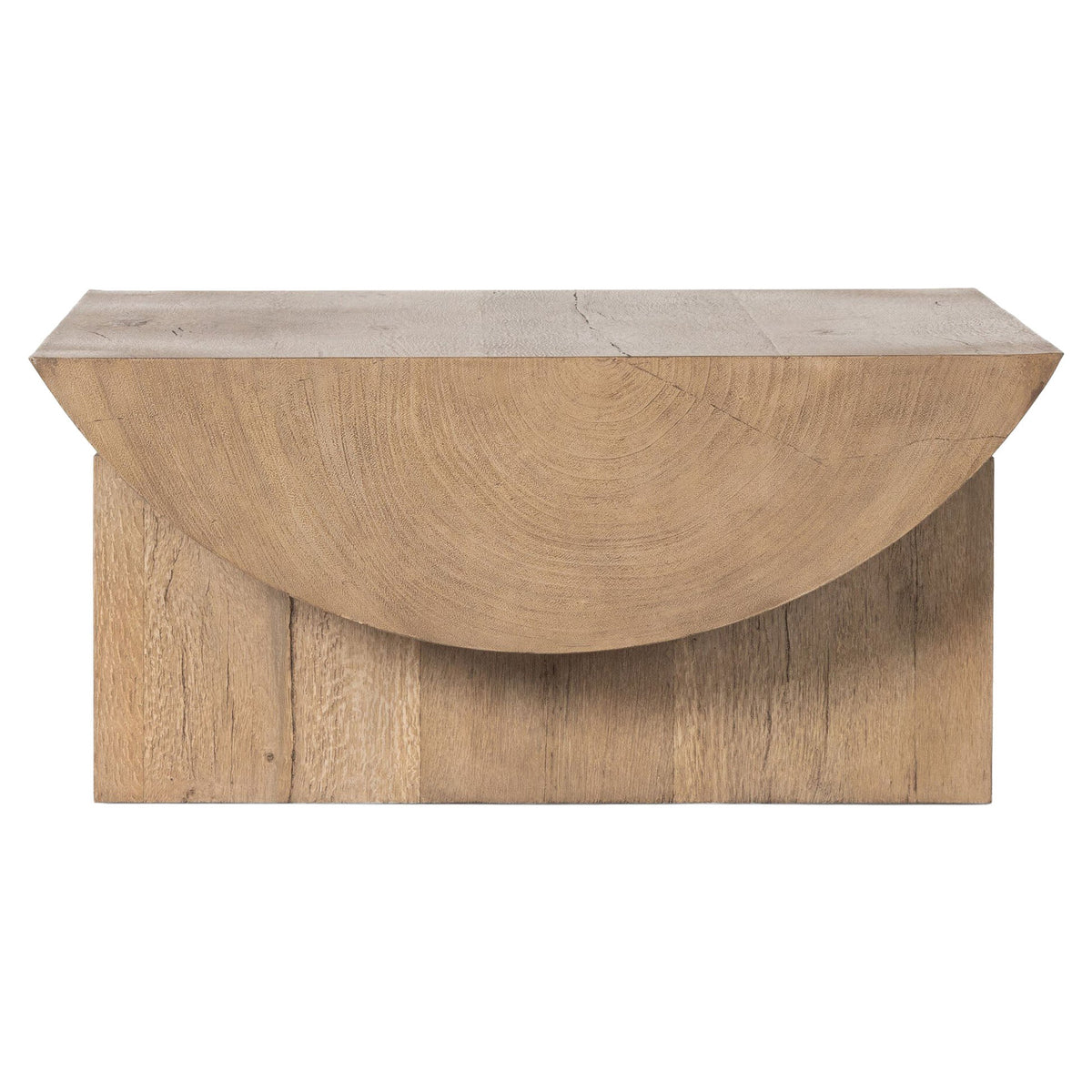 Elbert Coffee Table - Rustic Oak Veneer