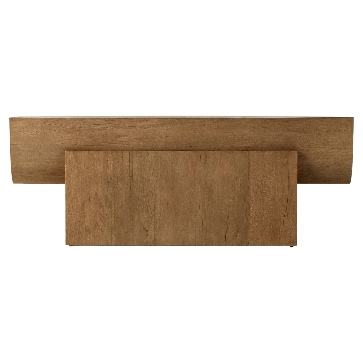 Elbert Console Table - Rustic Oak Veneer