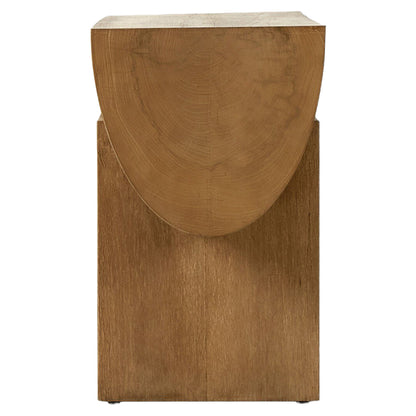 Elbert Console Table - Rustic Oak Veneer