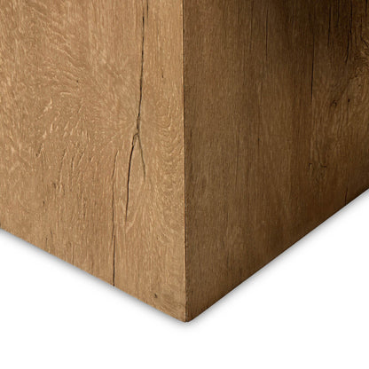 Elbert Console Table - Rustic Oak Veneer