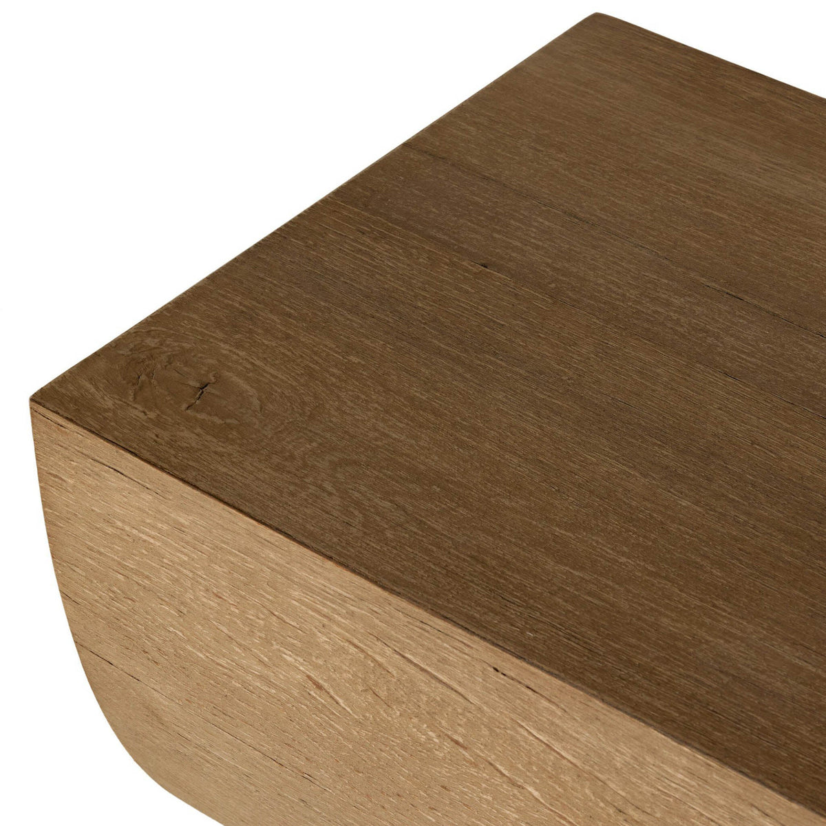 Elbert Console Table - Rustic Oak Veneer