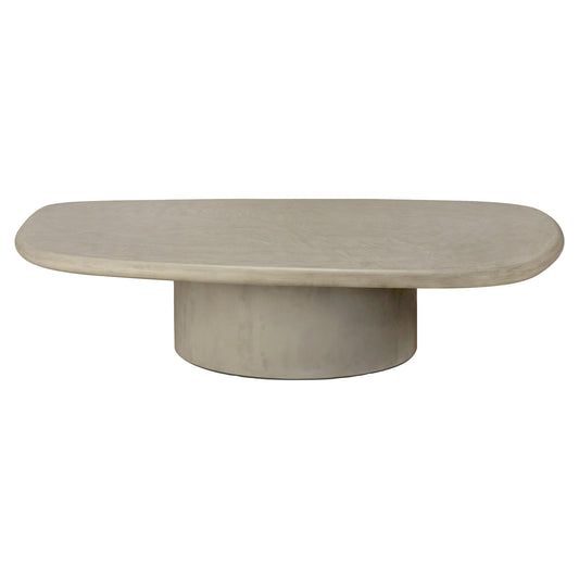 Elements Outdoor Pebble Coffee Table - Light Gray