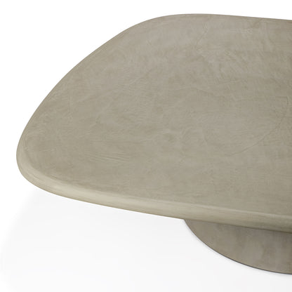 Elements Outdoor Pebble Coffee Table - Light Gray