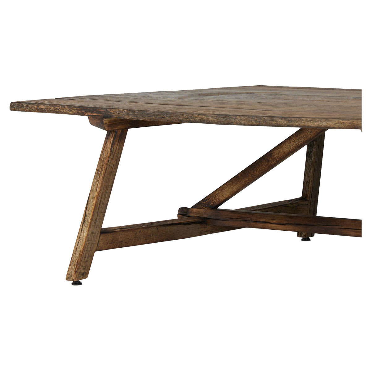 Elio Coffee Table Small - Burnt Bleached Oak