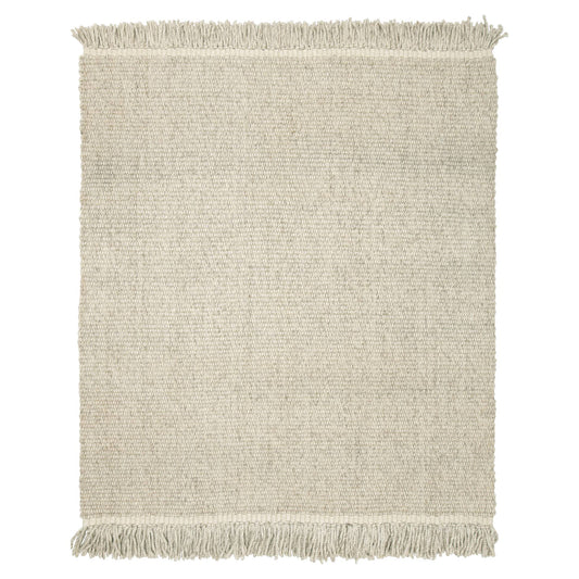Elmo Rectangular Rug - White