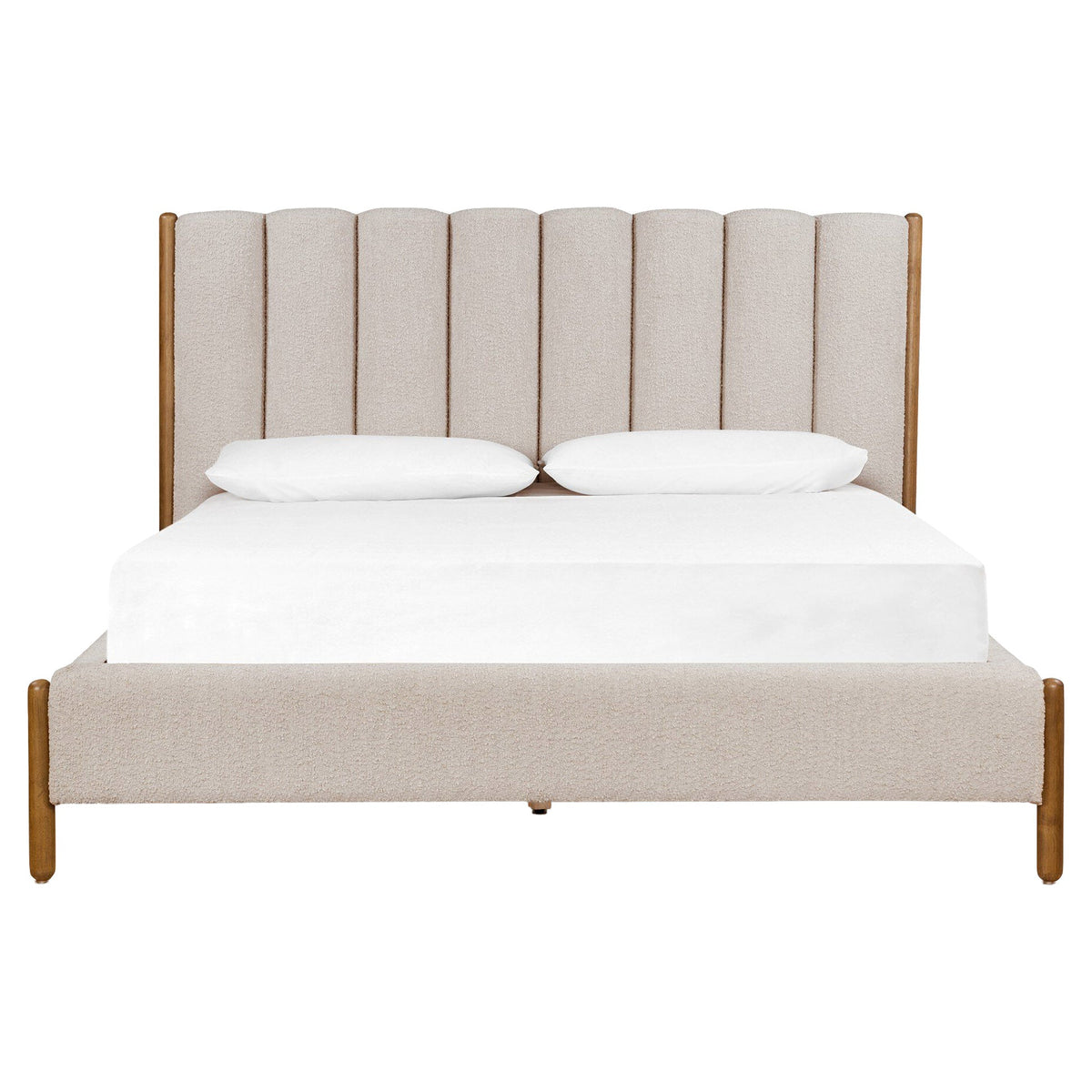 Emma Bed - Knoll Sand - Queen