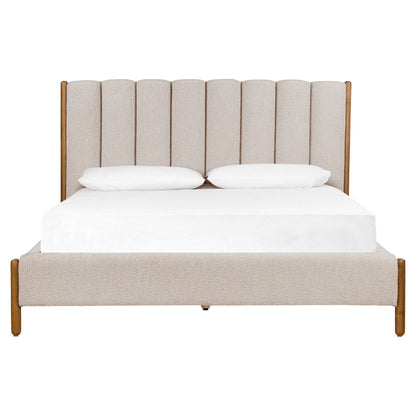 Emma Bed - Knoll Sand - Queen