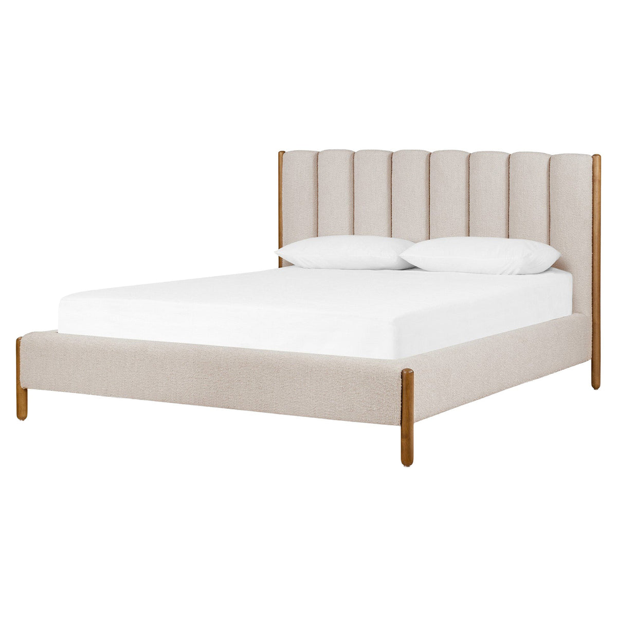 Emma Bed - Knoll Sand - Queen