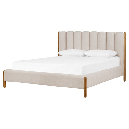 Emma Bed - Knoll Sand - Queen