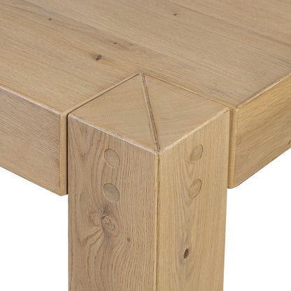 Emmer Dining Table - Aged Smoked Oak