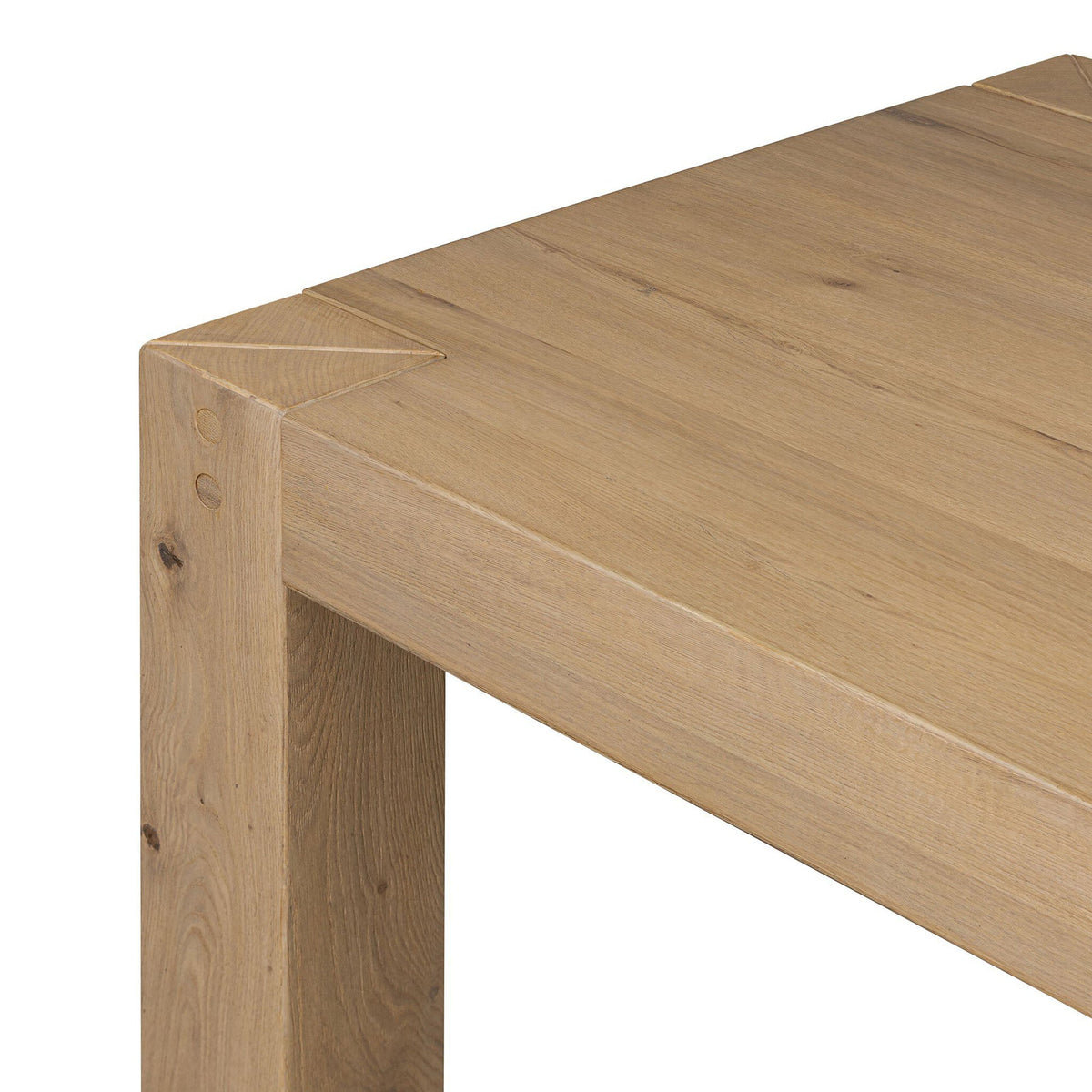 Emmer Dining Table - Aged Smoked Oak