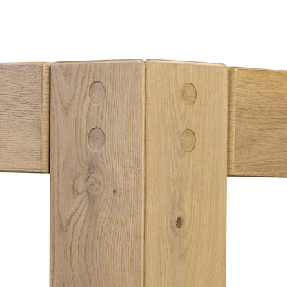 Emmer Dining Table - Aged Smoked Oak