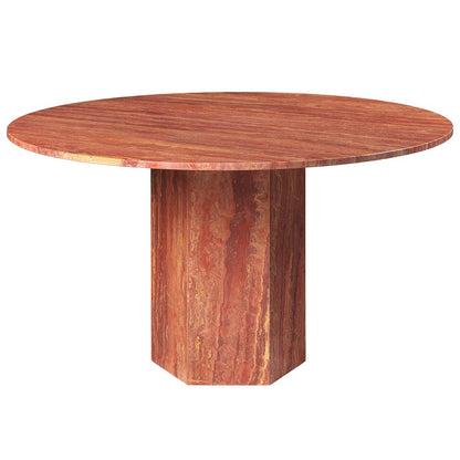 Epic Round Marble Dining Table - Red