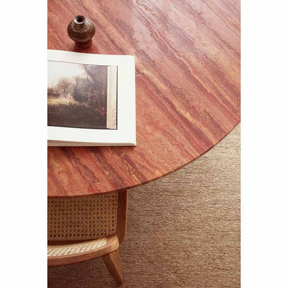 Epic Round Marble Dining Table - Red