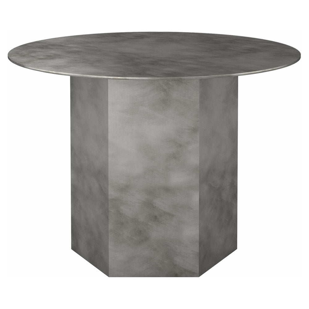 Epic Round Steel Coffee Table - Gray