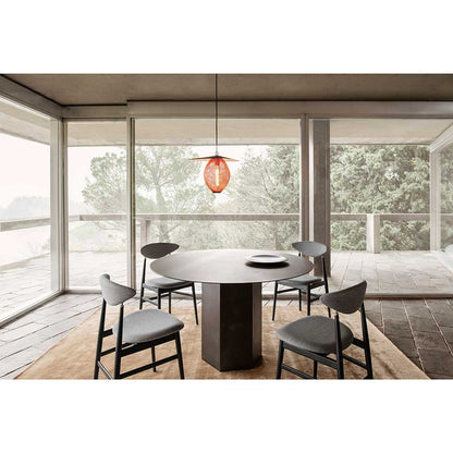 Epic Round Steel Dining Table - Black
