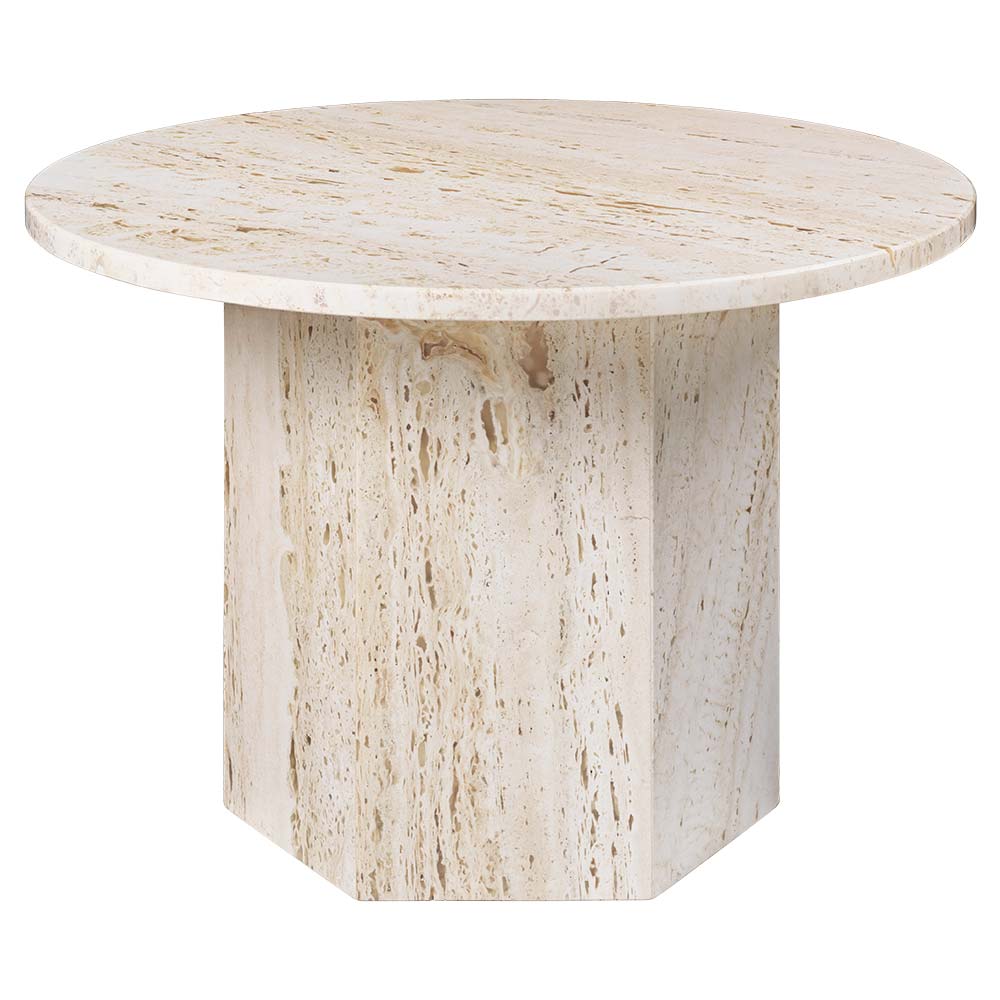 Epic Round Marble Coffee Table - White