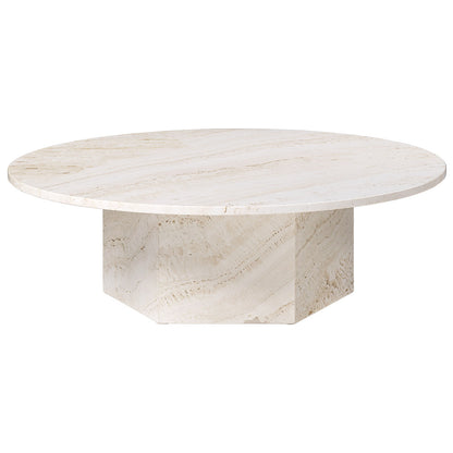 Epic Round Marble Coffee Table - White