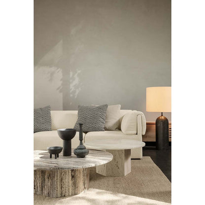 Epic Round Marble Coffee Table - White