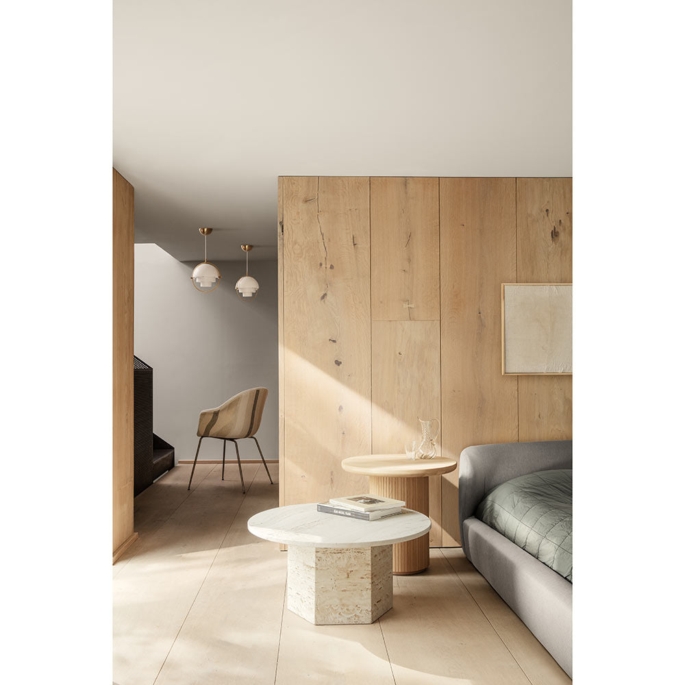 Epic Round Marble Coffee Table - White