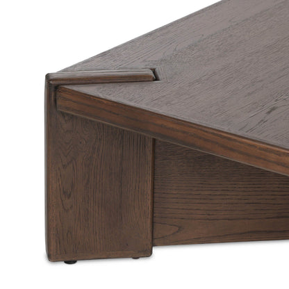 Ersa Coffee Table - Tobacco Oak
