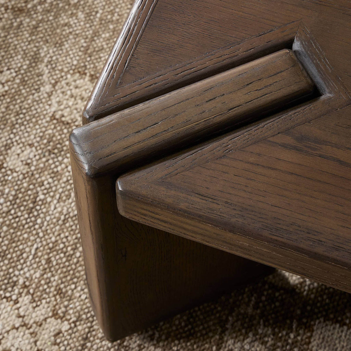 Ersa Coffee Table - Tobacco Oak