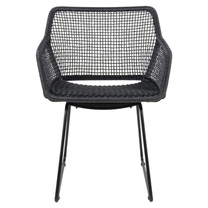 Esta Arm Chair - Black Wicker