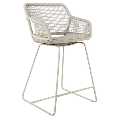 Esta Bar Stool - Linen Wicker