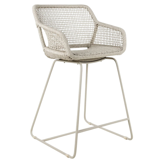 Esta Bar Stool - Linen Wicker