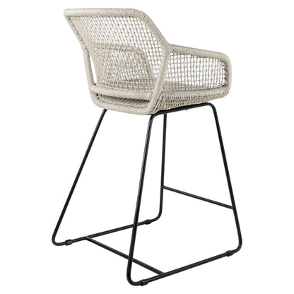 Esta Bar Stool - Linen Wicker