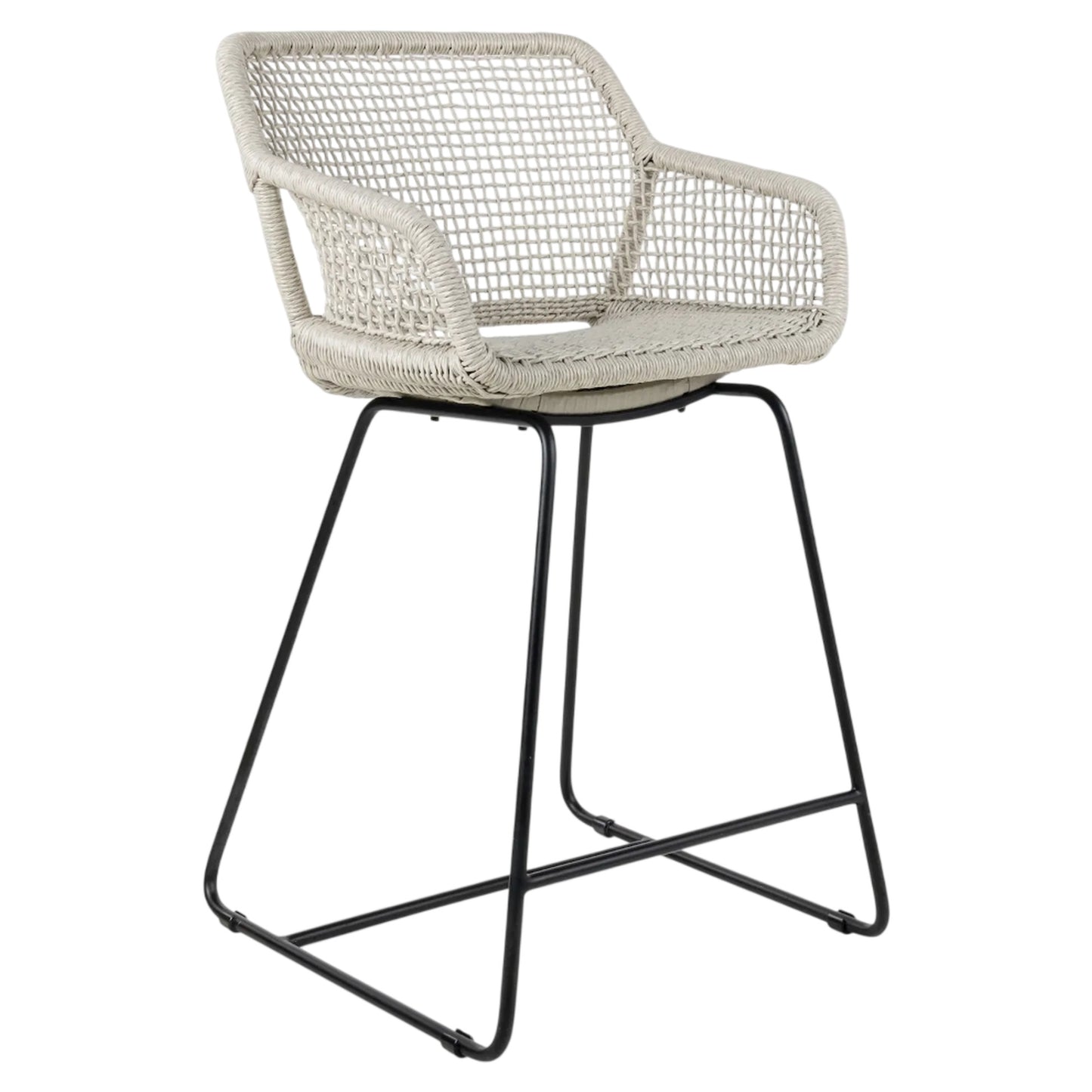 Esta Bar Stool - Linen Wicker