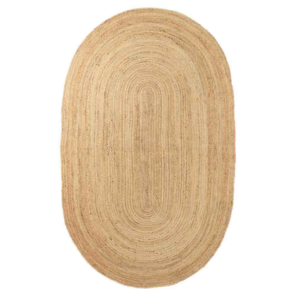 Eternal Oval Jute Rug - Large, Natural