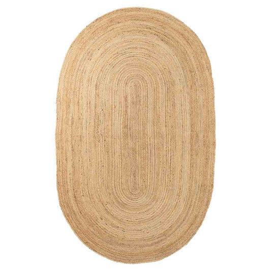Eternal Oval Jute Rug - Large, Natural