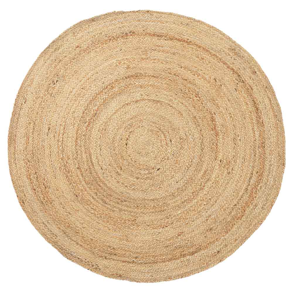Eternal Round Jute Rug - Large, Natural