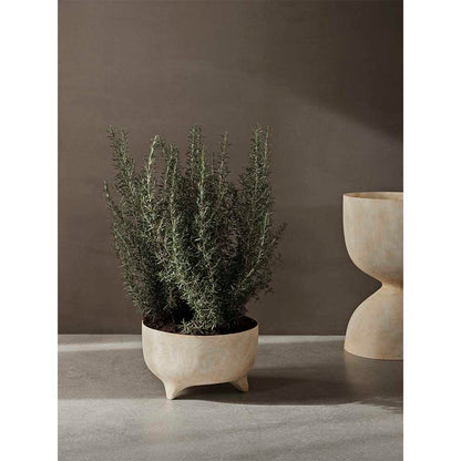Evoke Pot Low - Warm Sand