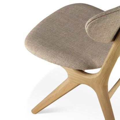 Eye Dining Chair - Warm Grey fabric, Oak
