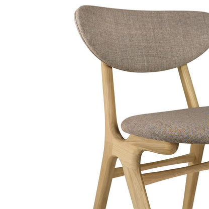 Eye Dining Chair - Warm Grey fabric, Oak