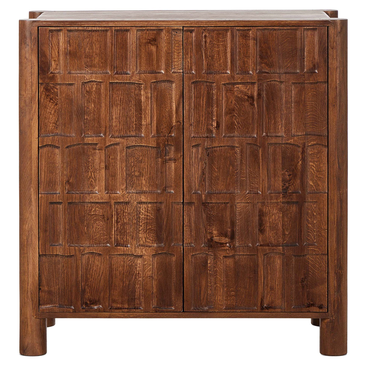 Ezri Bar Cabinet - Cocoa Oak