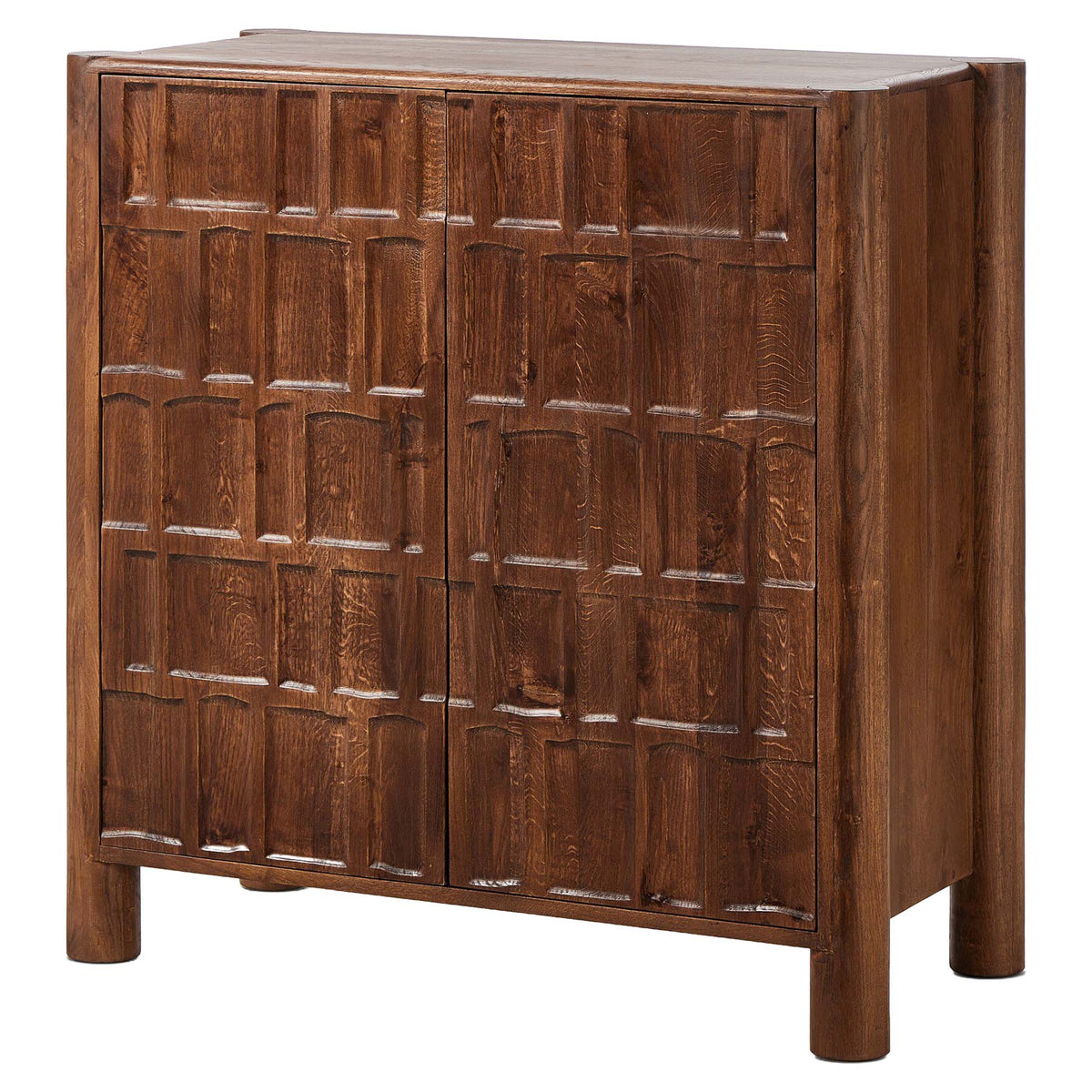 Ezri Bar Cabinet - Cocoa Oak