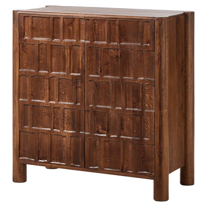 Ezri Bar Cabinet - Cocoa Oak