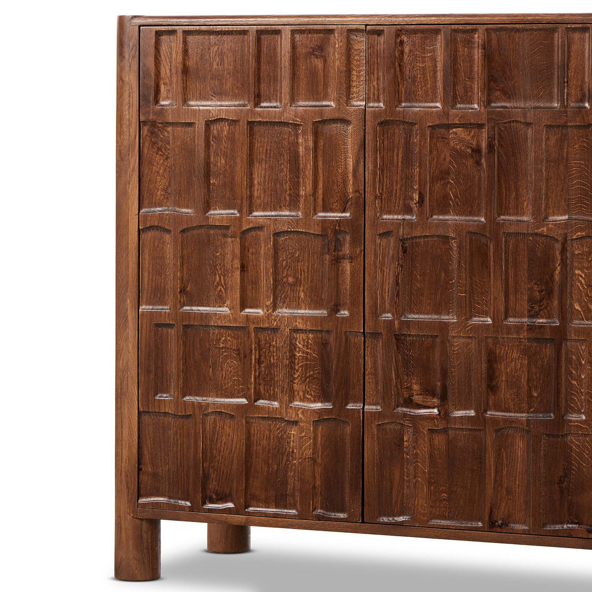 Ezri Bar Cabinet - Cocoa Oak