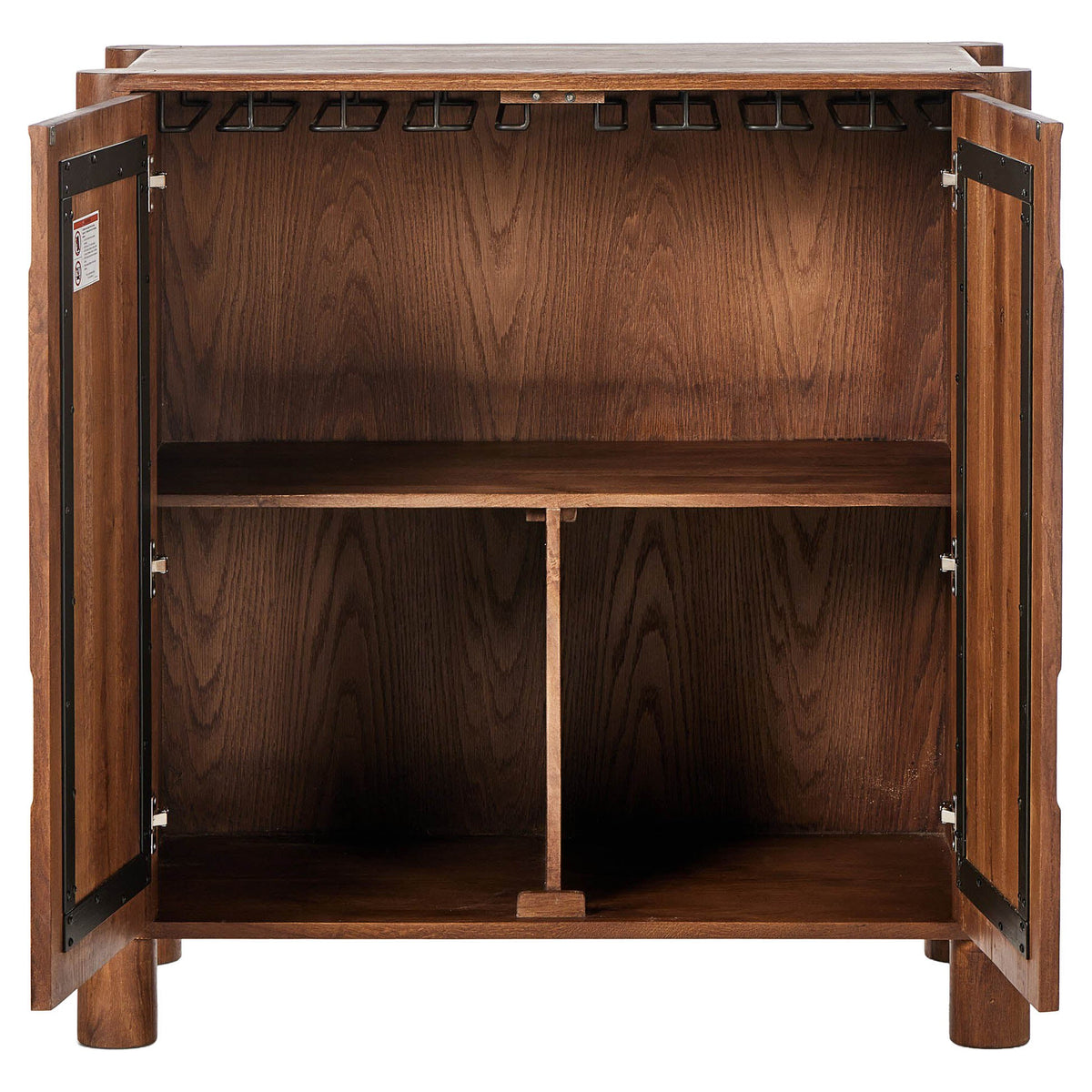 Ezri Bar Cabinet - Cocoa Oak