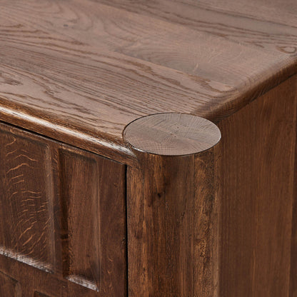Ezri Bar Cabinet - Cocoa Oak