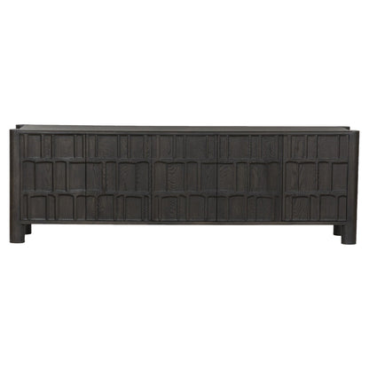 Ezri Media Console - Black Oak