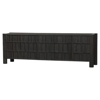 Ezri Media Console - Black Oak