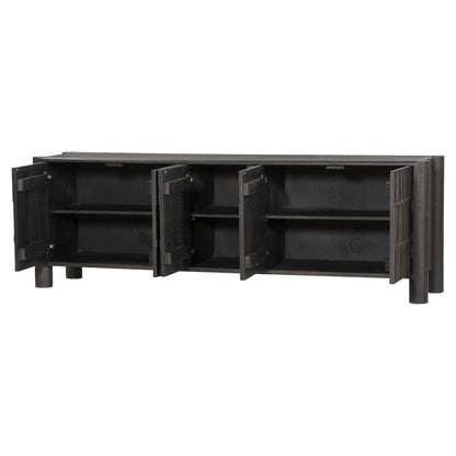 Ezri Media Console - Black Oak